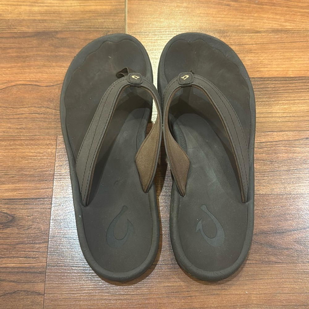 Okukai Ohana Brown Flip Flops W8 or M6.5
